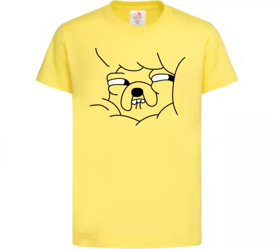 Дитяча футболка Радісний Джейк Лимонний фото