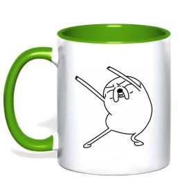 Чашка с цветной ручкой Дуже радісний Джейк