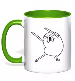 Чашка з кольоровою ручкою