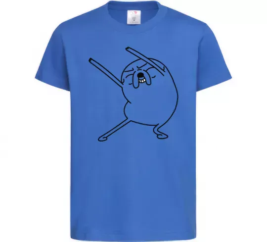 Детская футболка Дуже радісний Джейк Ярко-синий фото