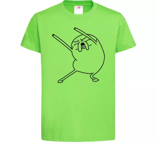 Детская футболка Дуже радісний Джейк Лаймовый фото