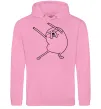 Чоловіча толстовка (худі) Дуже радісний Джейк Рожевий фото