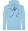 Чоловіча толстовка (худі) Дуже радісний Джейк Блакитний фото