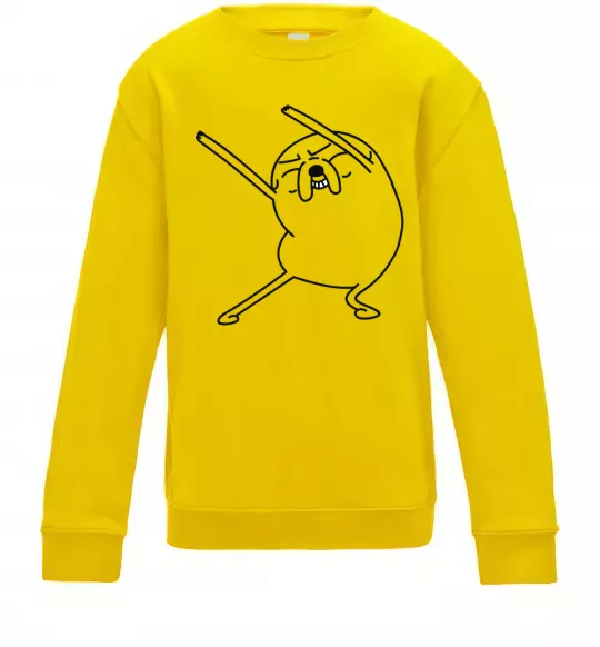 Дитячий світшот Дуже радісний Джейк Сонячно жовтий фото