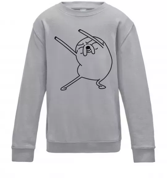 Дитячий світшот Дуже радісний Джейк Сірий меланж фото