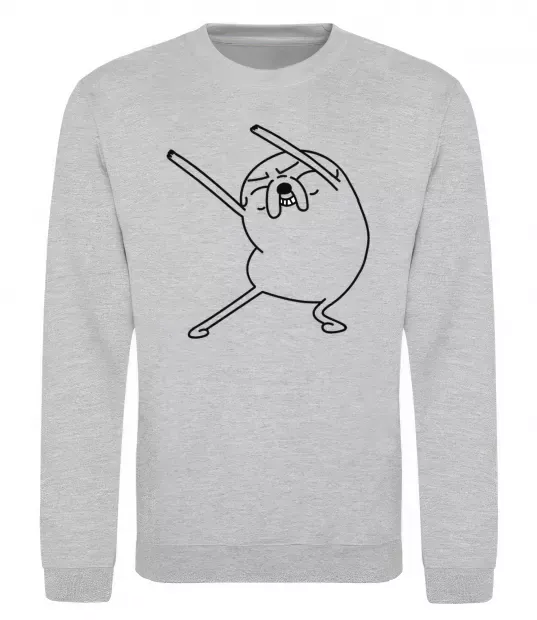 Свитшот Дуже радісний Джейк Серый меланж фото