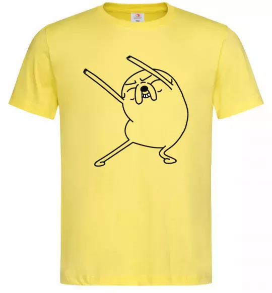 Чоловіча футболка Дуже радісний Джейк Лимонний фото