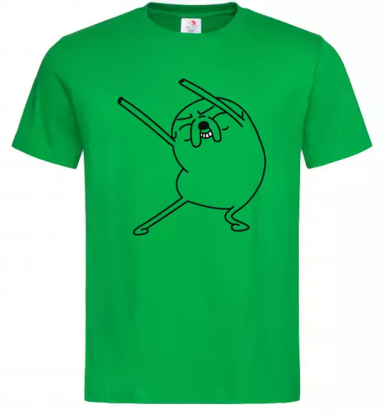 Чоловіча футболка Дуже радісний Джейк Зелений фото