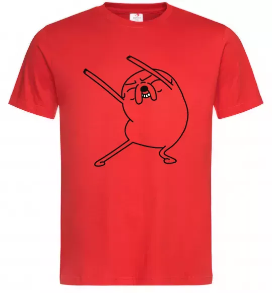 Чоловіча футболка Дуже радісний Джейк Червоний фото