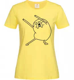 Женская футболка Дуже радісний Джейк Лимонный фото