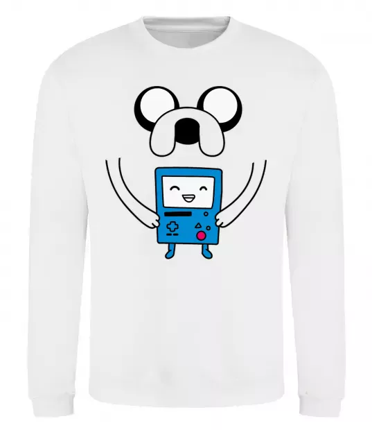 Свитшот Джейк и калькулятор Белый фото