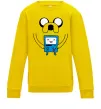 Детский Свитшот Джейк и калькулятор Солнечно желтый Детский Свитшот Джейк и калькулятор Солнечно желтый фото