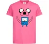 Дитяча футболка Джейк и калькулятор Яскраво-рожевий Дитяча футболка Джейк и калькулятор Яскраво-рожевий фото
