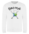 Свитшот Bro hug Белый фото