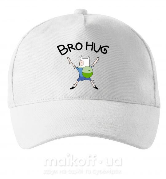 Кепка Bro hug Білий фото