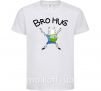 Дитяча футболка Bro hug Білий фото