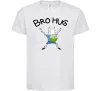 Дитяча футболка Bro hug Білий фото
