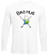 Лонгслів Bro hug Білий фото
