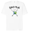 Футболка Оверсайз Bro hug Білий фото