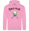 Жіноча толстовка (худі) Bro hug Рожевий фото