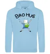Жіноча толстовка (худі) Bro hug Блакитний фото