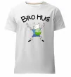 Чоловіча преміум футболка Bro hug Білий фото