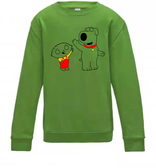 Дитячий світшот Family Guy Stewie and Brian Лаймовий фото