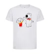 Дитяча футболка Family Guy Stewie and Brian Білий фото