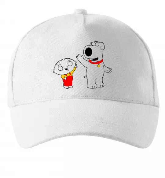 Кепка Family Guy Stewie and Brian Белый фото