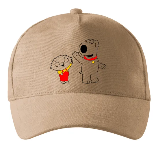 Кепка Family Guy Stewie and Brian Пісочний фото