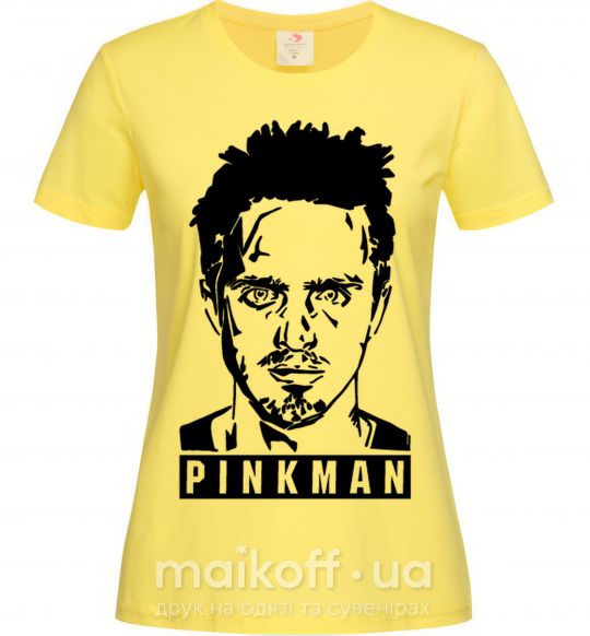 Жіноча футболка Pinkman Лимонний фото