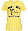 Женская футболка Fun with flags Лимонный фото