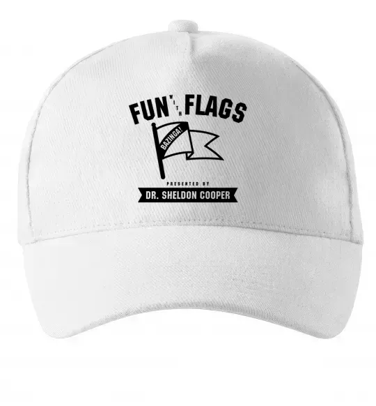 Кепка Fun with flags Білий фото