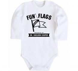 Детский боди Fun with flags