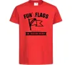 Детская футболка Fun with flags Красный фото