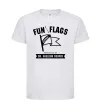 Детская футболка Fun with flags Белый фото