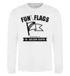 Свитшот Fun with flags Белый фото