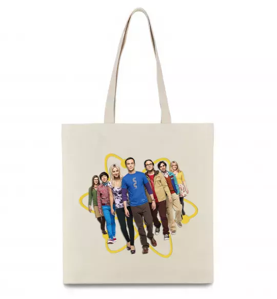 Эко-сумка The Big Bang Theory Бежевый фото