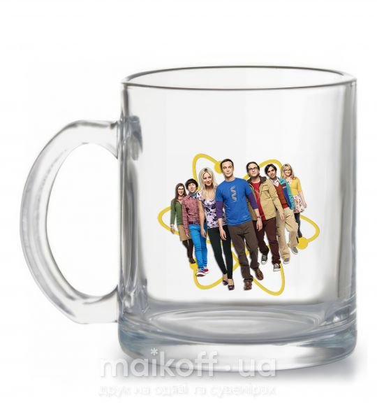 Чашка скляна The Big Bang Theory Прозорий фото