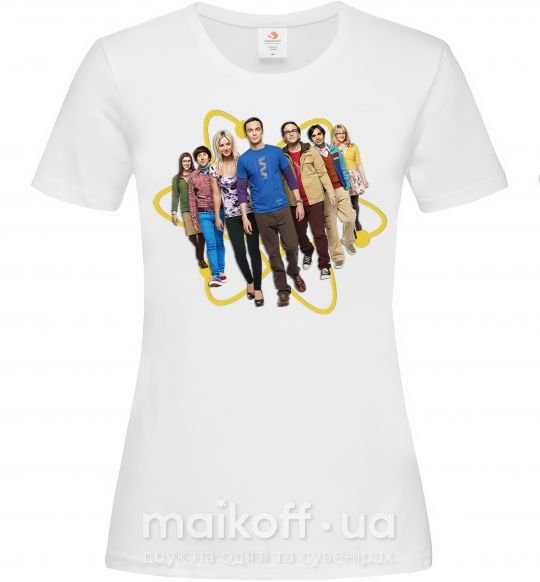 Жіноча футболка The Big Bang Theory Білий фото