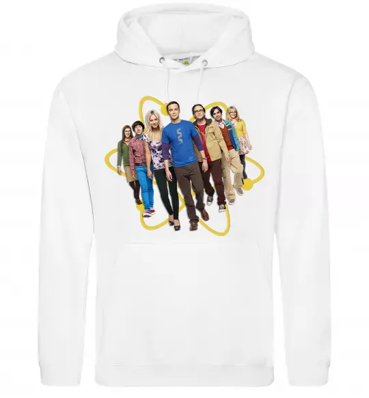 Мужская толстовка (худи) The Big Bang Theory Белый фото