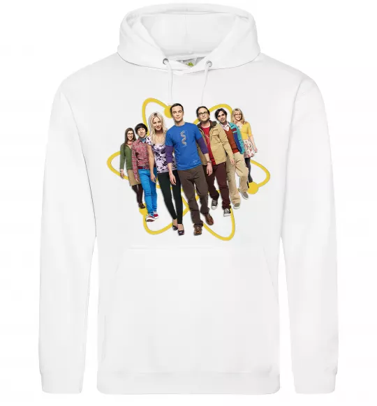 Женская толстовка (худи) The Big Bang Theory Белый фото