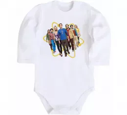 Детский боди The Big Bang Theory Белый фото