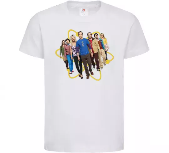 Детская футболка The Big Bang Theory Белый фото