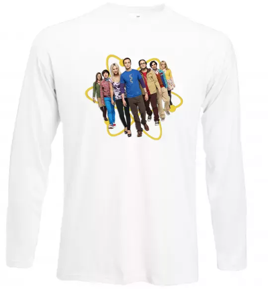 Лонгслив The Big Bang Theory Белый фото