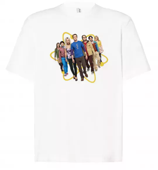 Футболка Оверсайз The Big Bang Theory Белый фото