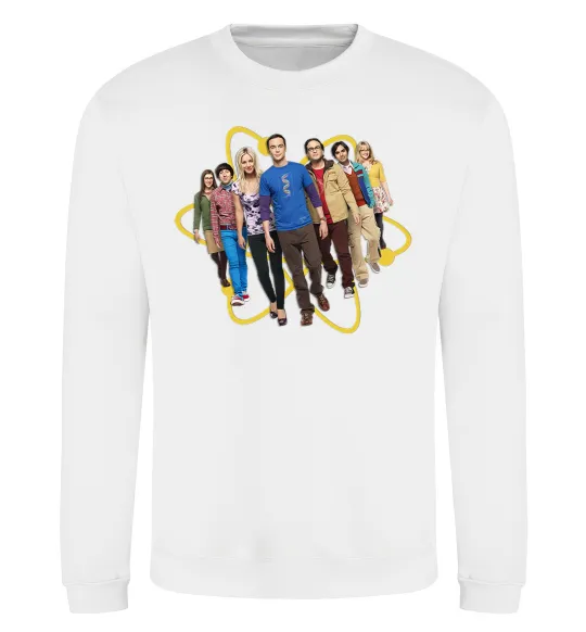 Світшот The Big Bang Theory Білий фото