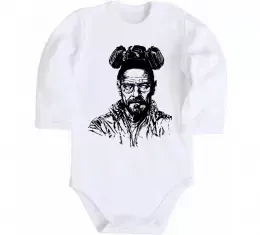 Детский боди Волтер Вайт Белый фото