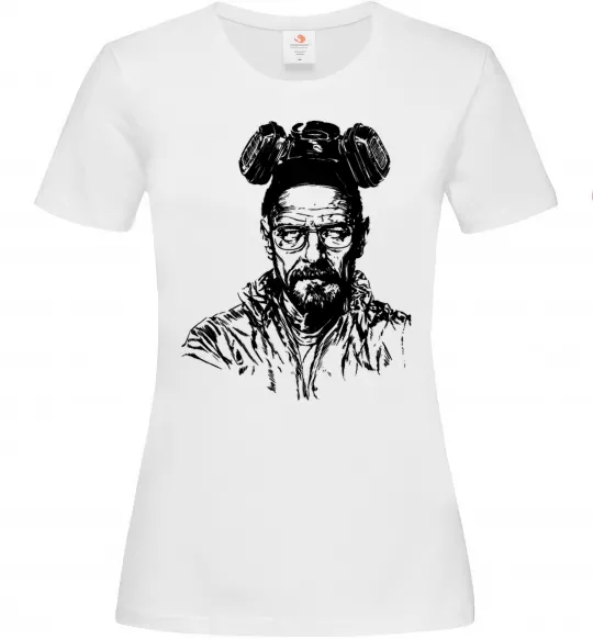 Женская футболка Волтер Вайт Белый фото