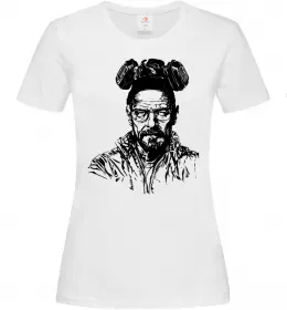 Женская футболка Волтер Вайт Белый фото